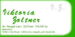 viktoria zoltner business card
